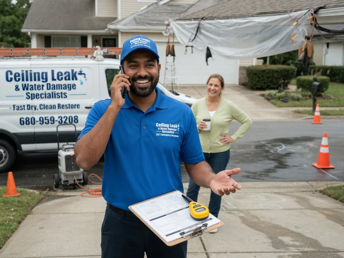 Ceiling Leak Cleanup Funston, GA FAQs